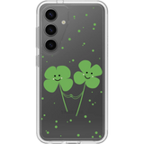 Galaxy S24 Symmetry Series Clear Clovers Case